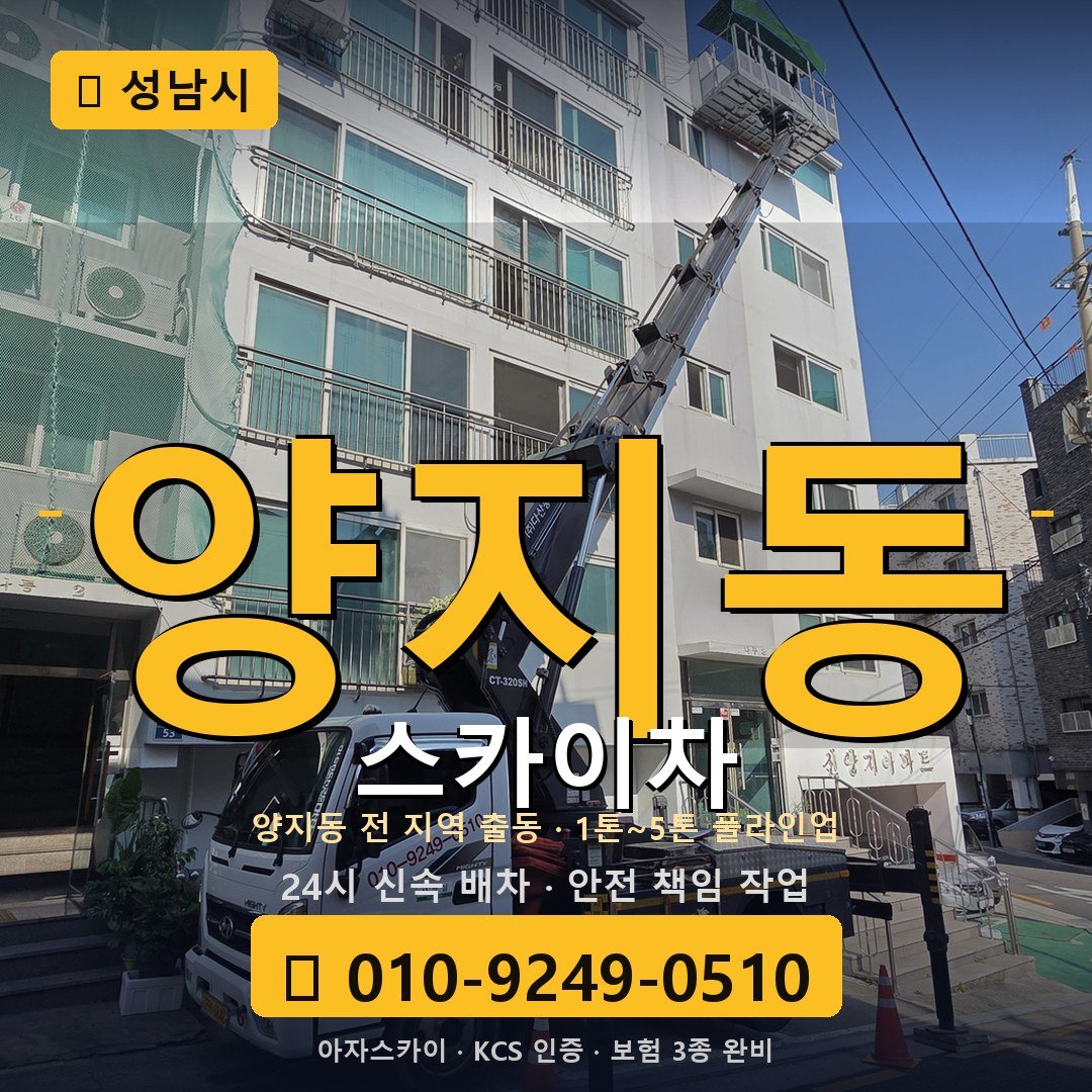 성남 양지동 스카이차 - 아자스카이